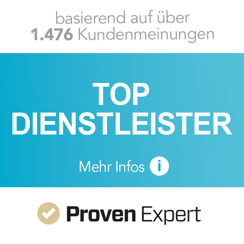 Batch Auszeichnung TOP DIENSTLEISTER ProvenExpert